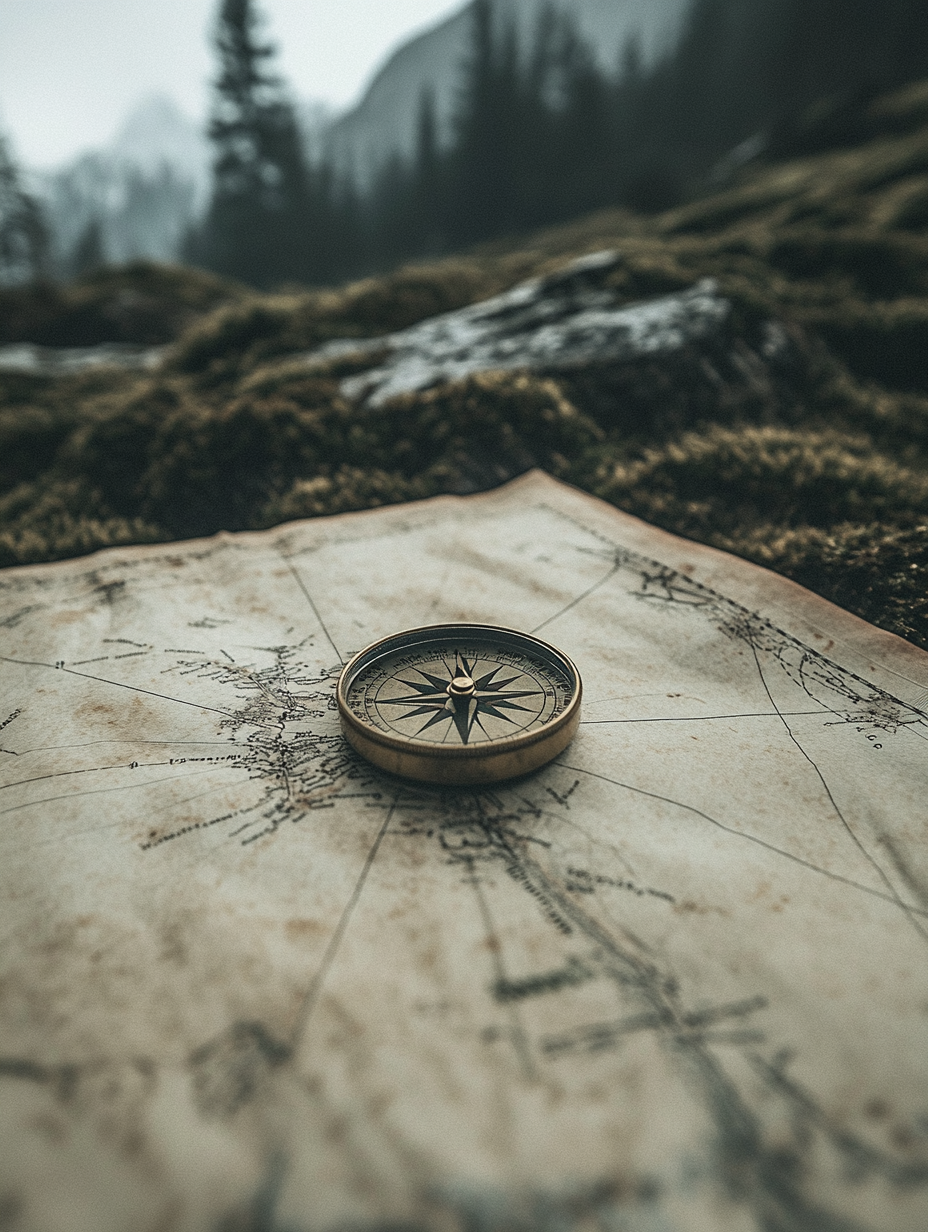 Kompass als Symbol für Orientierung